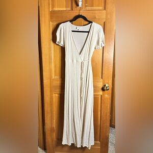 Bohme Cream Maxi Dress